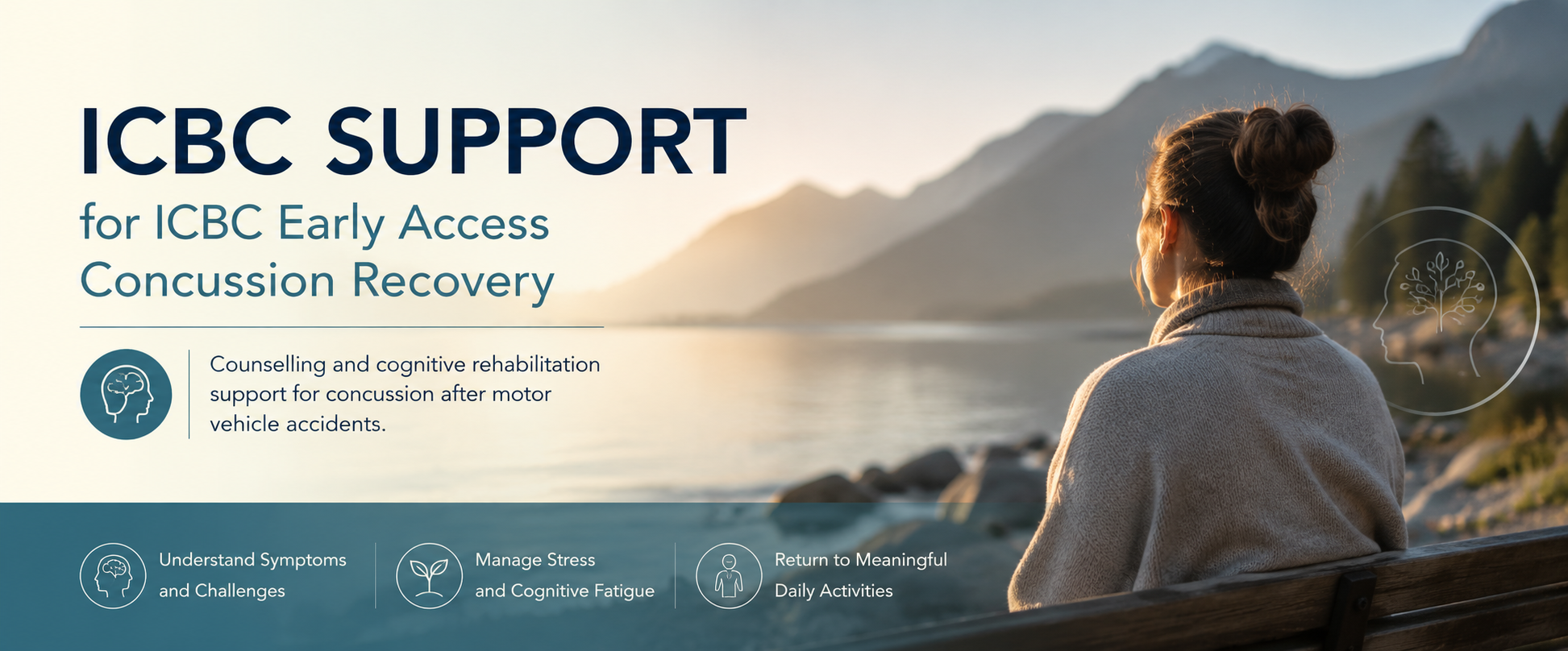 ICBC Early Access Concussion Recovery Concussion recovery support with cognitive rehabilitation after a motor vehicle accident